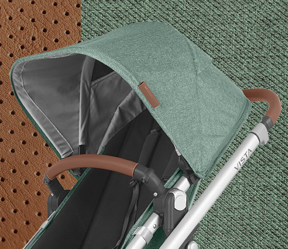 uppababy vista stroller green