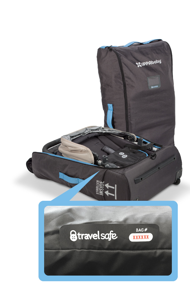 Uppababy travel best sale bag serial number