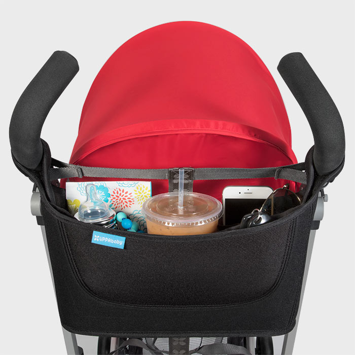 Carry-All Parent Organizer - installed on stroller