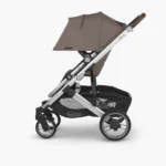 The included Toddler Seat (color matches the stroller) includes a height-adjustable canopy (with mesh panels for ventilation) to accommodate growing children