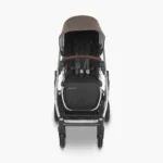 The included Toddler Seat (color matches the stroller) has a secure, adjustable harness and a detachable bumper bar