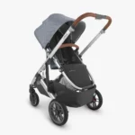 The included Toddler Seat (color matches the stroller) can be installed in a world facing or parent facing, as shown here, orientation