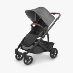 Cruz V2 stroller (Greyson - charcoal mélange, carbon frame, saddle leather) with included Toddler Seat