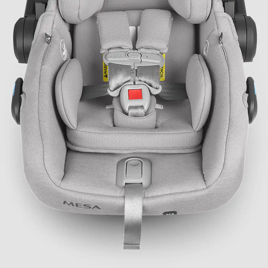 The Mesa V2 infant carrier includes a robust Infant Insert designed to optimize fit and body positioning from approximately 4 - 11 lbs