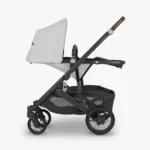 The included Toddler Seat (color matches the stroller) offers an easy, one-handed 180 degree recline option and an adjustable, multi-position leg rest