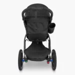 The Ridge stroller (Jake) includes a deep and comfortable seat with a webbing recline and an adjustable handlebar with wrist strap