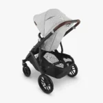 The Vista V2 features front wheel locks with visual indicators and an extra-large, easy-access basket that can hold up to 30 lbs