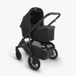 The included Bassinet (color matches the stroller) features a one handed release from the stroller for easy use