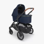 The included Bassinet (color matches the stroller) features a one handed release from the stroller for easy use