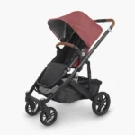 Cruz V2 stroller (Lucy - rosewood mélange, carbon frame, saddle leather) with included Toddler Seat