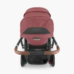 The included Toddler Seat (color matches the stroller) has a peekaboo window for added ventilation and an easy-access child view