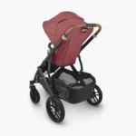 The Vista V2 features front wheel locks with visual indicators and an extra-large, easy-access basket that can hold up to 30 lbs