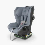 The Knox Convertible Car Seat (Gregory - Blue Mélange, Merino Wool) features a removable cup holder, a multi-position, adjustable foot for leveling, and EPP foam between the inner and outer shell ensures forces are absorbed into the seat