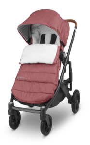 An UPPAbaby CozyGanoosh | Lucy | Rosewood Mélange.