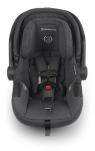 An UPPAbaby Mesa Max Infant Car Seat | Greyson | Charcoal Melange | Merino Wool.