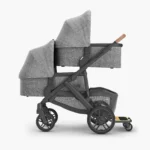 Vista V2 with Bassinet and adapters in upper and lower positions and PiggyBack
