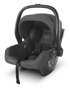an UPPAbaby Mesa V2 Infant Car Seat | Greyson | PureTech™ | Charcoal Melange | Merino Wool