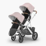 Forward facing RumbleSeat V2+ (lower) and Toddler Seat (upper) attached to Vista in Alice
