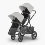 Forward facing RumbleSeat V2+ (lower) and Toddler Seat (upper) attached to Vista in Anthony