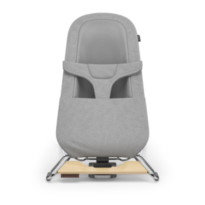 UPPAbaby Mira Bouncer | Stella | Grey Mélange | Silver Chrome | Maple Wood.