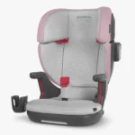 The Alta V2 High Back Booster (Iris - Grey Mélange, Lavender Accent) delivers proper seat and belt positioning in a slim design that maximizes space up to 100 pounds or 57 inches in height