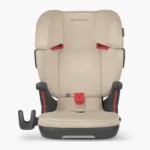 The Alta V2 High Back Booster (Kavneer) includes removable washable fabrics, a dishwasher-safe cupholder, and EPP foam and memory foam incorporated into the seat back to mitigate crash forces