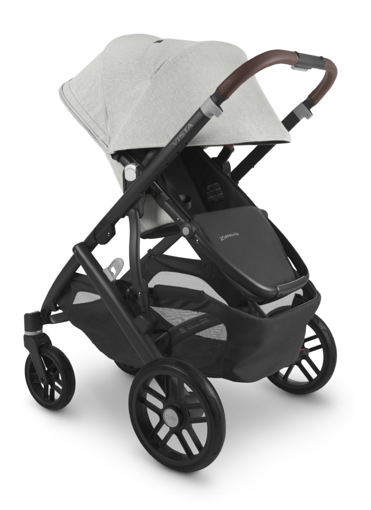 Anthony fashion Vista V2 with it's extended canopy sunshade and parent facing toddler seat