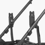 Standalone Cruz Stroller Frame with closeup of Upper Adapters