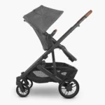 Parent facing toddler seat attached to Cruz stroller frame with use of Upper Adapters