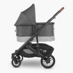 Bassinet attached to Cruz Stroller Frame with use of Upper Adapters