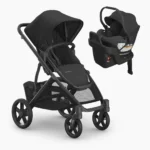 Vista V3 + Aria Travel System - Side by side standalone Aria Infant Car Seat and Vista V3 with Toddler seat - both in Jake