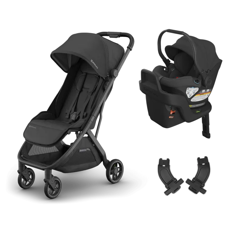 Minu and Aria travel system in Jake